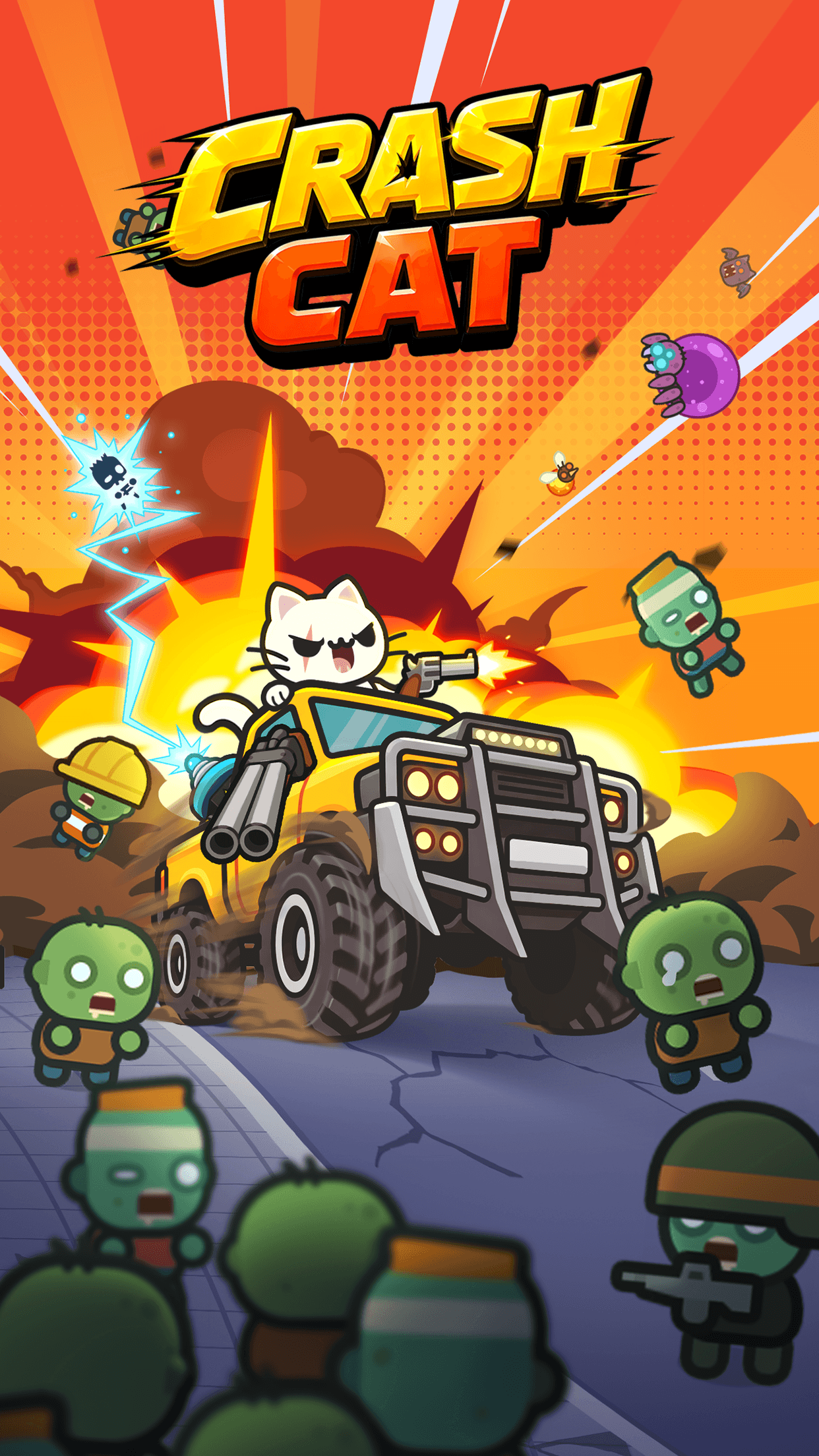 Crash Cat : Zombie Survivor screenshot 1