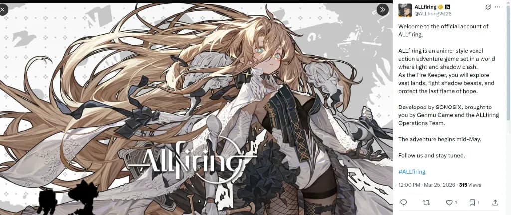 수집형 RPG '프로젝트 프로메테우스' (ALLfiring) 글로벌서버 출시 확정